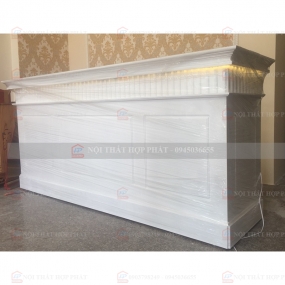 Quầy Lễ Tân Cao QLTCG080 - Quầy Lễ Tân, Quầy Tiếp Tân, Quầy Khách Sạn, Quầy Thu Ngân